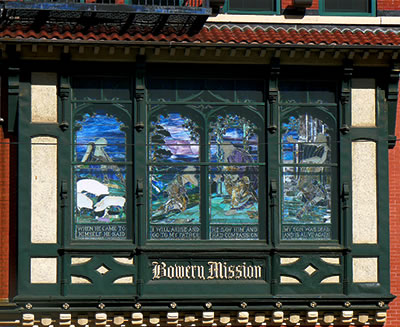 the Bowery Mission in NYC