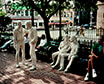 George Segal gay couple statues at Stonewall National Monument NYC.