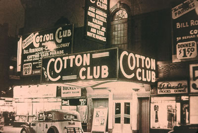 Marquee Harlem Cotton Club, NYC Harlem Cotton club marquee