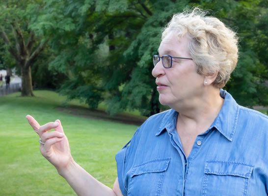 Joyce Gold in Central Park